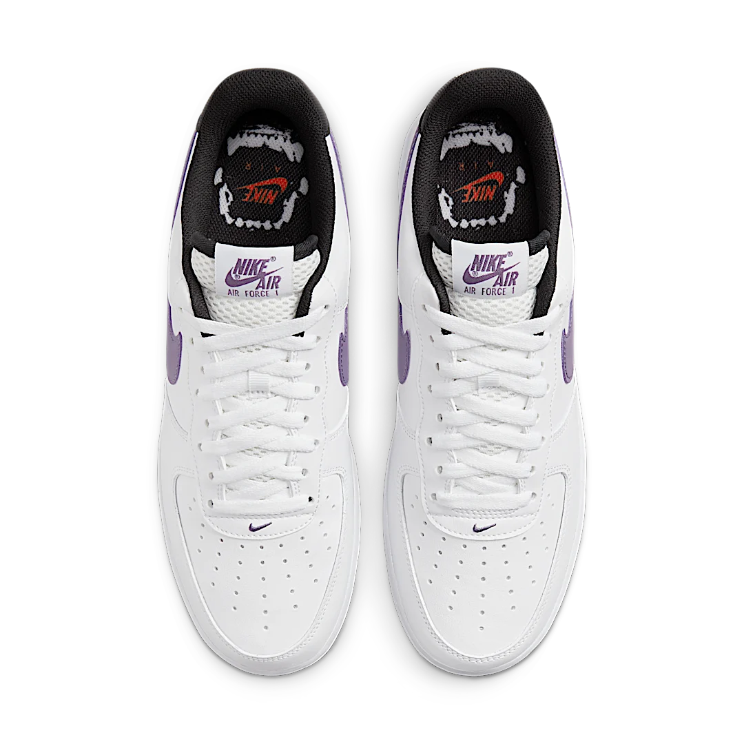 Nike Air Force 1 Low Hoops White Canyon Purple, White/Canyon Purple-Black-White (DH7440-100)