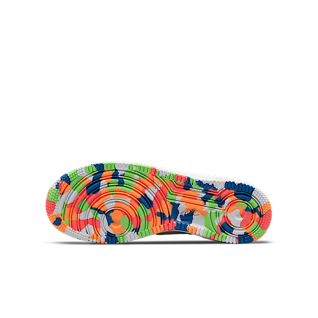 Nike Air Force 1 Low Kids Drawing, White/Multi (DV1366-111)