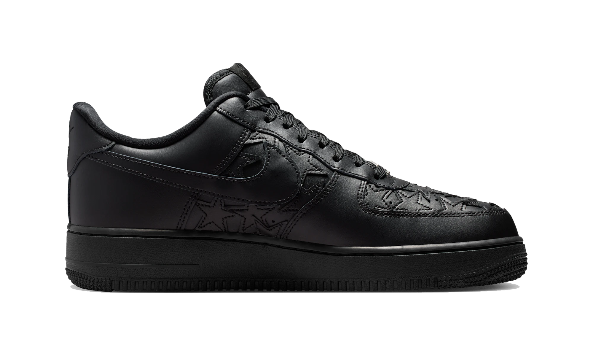 Nike Air Force 1 Low LV8 Triple Black Stars