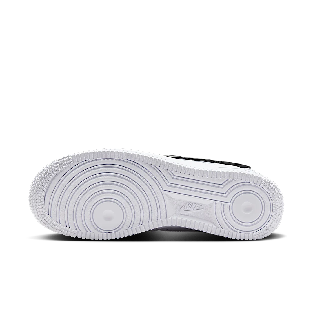 Nike Air Force 1 Low Liquid Metal Swoosh, White/Black (IF1686-101)