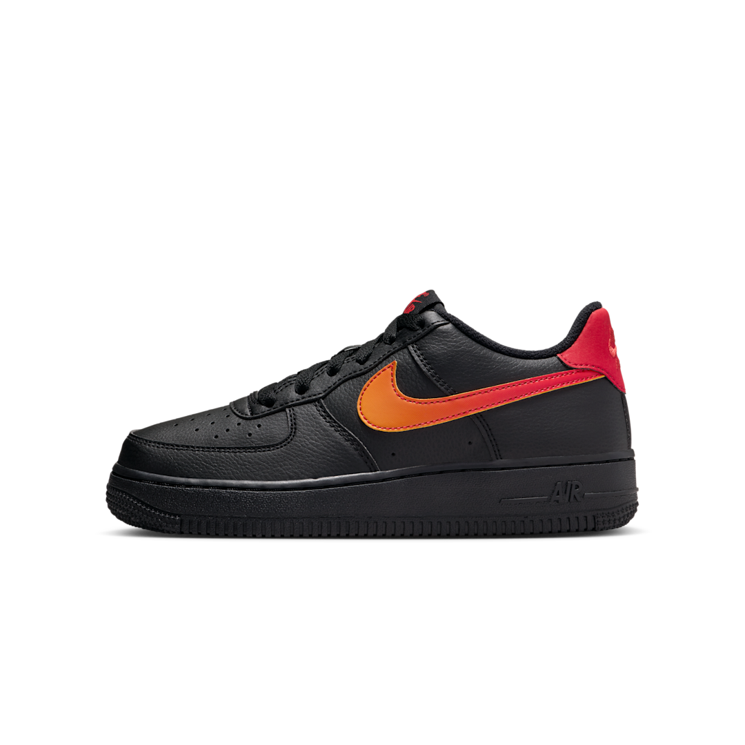 Nike Air Force 1 Low Black/Fire Red/Bright Ceramic