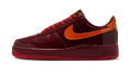 Nike Air Force 1 Low Patent Leather Dark Team Red Safety Orange