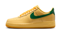 Nike Air Force 1 Low Patent Leather Topaz Gold Pine Green