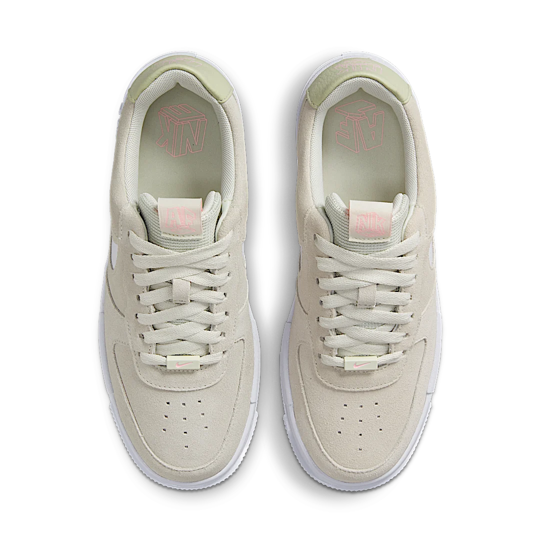 Nike Air Force 1 Low Pixel Olive Aura, White/Sea Glass-Arctic Punch-Olive Aura (DM3014-100)