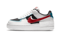 Nike Air Force 1 Low Shadow Bleached Aqua Chile Red