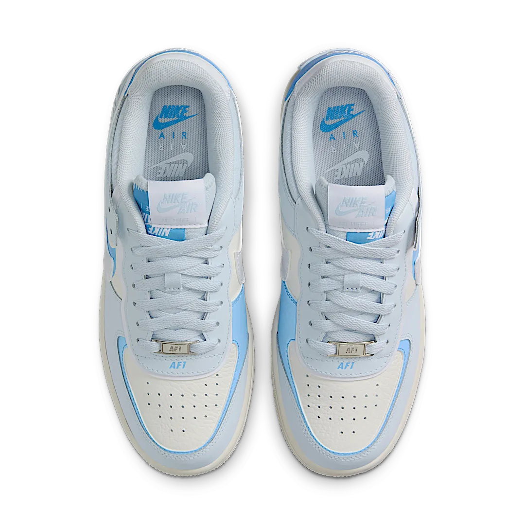 Nike Air Force 1 Low Shadow Blue Tint University Blue, Blue Tint/White-University Blue-Sail (DZ1847-400)
