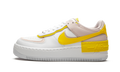 Nike Air Force 1 Low Shadow White Barely Rose Speed Yellow