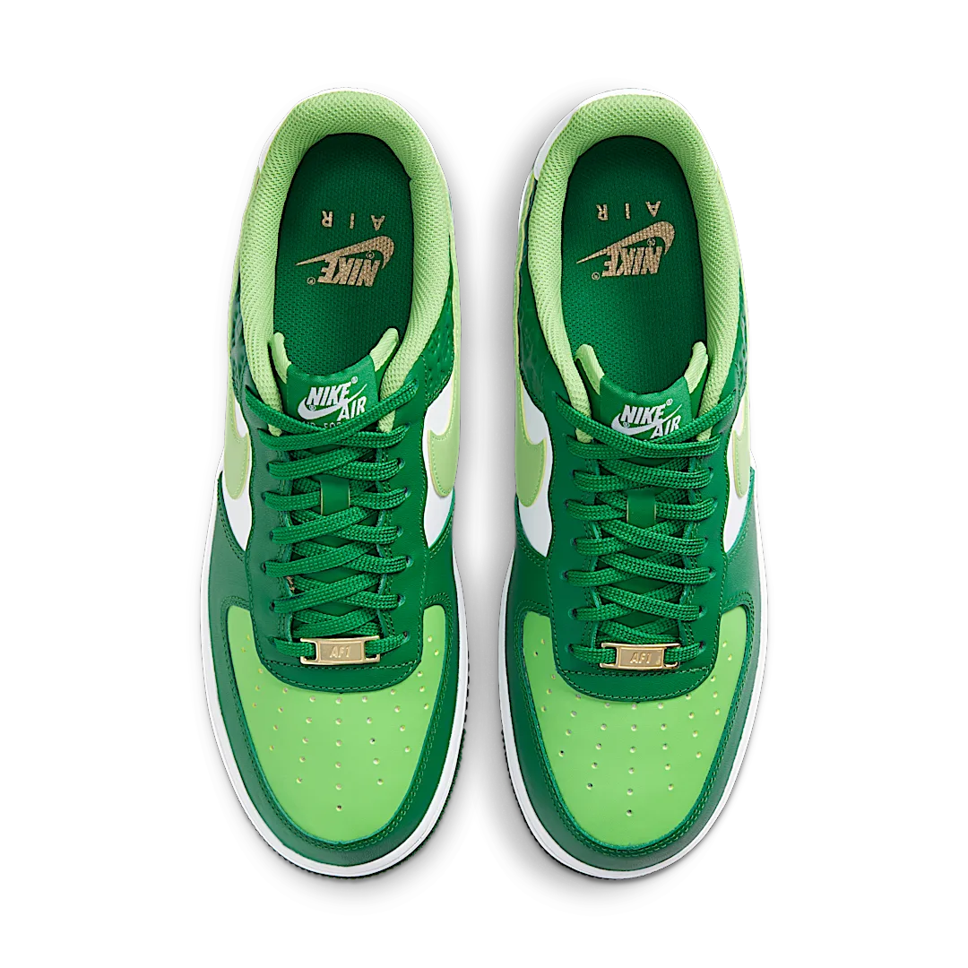 Nike Air Force 1 Low Shamrock St Patrick's Day (2021), White/Green (DD8458-300)