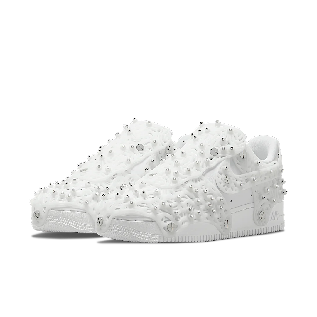 Nike Air Force 1 Low Swarovski Retroreflective Crystals White, White/White/White (CV7668-100)
