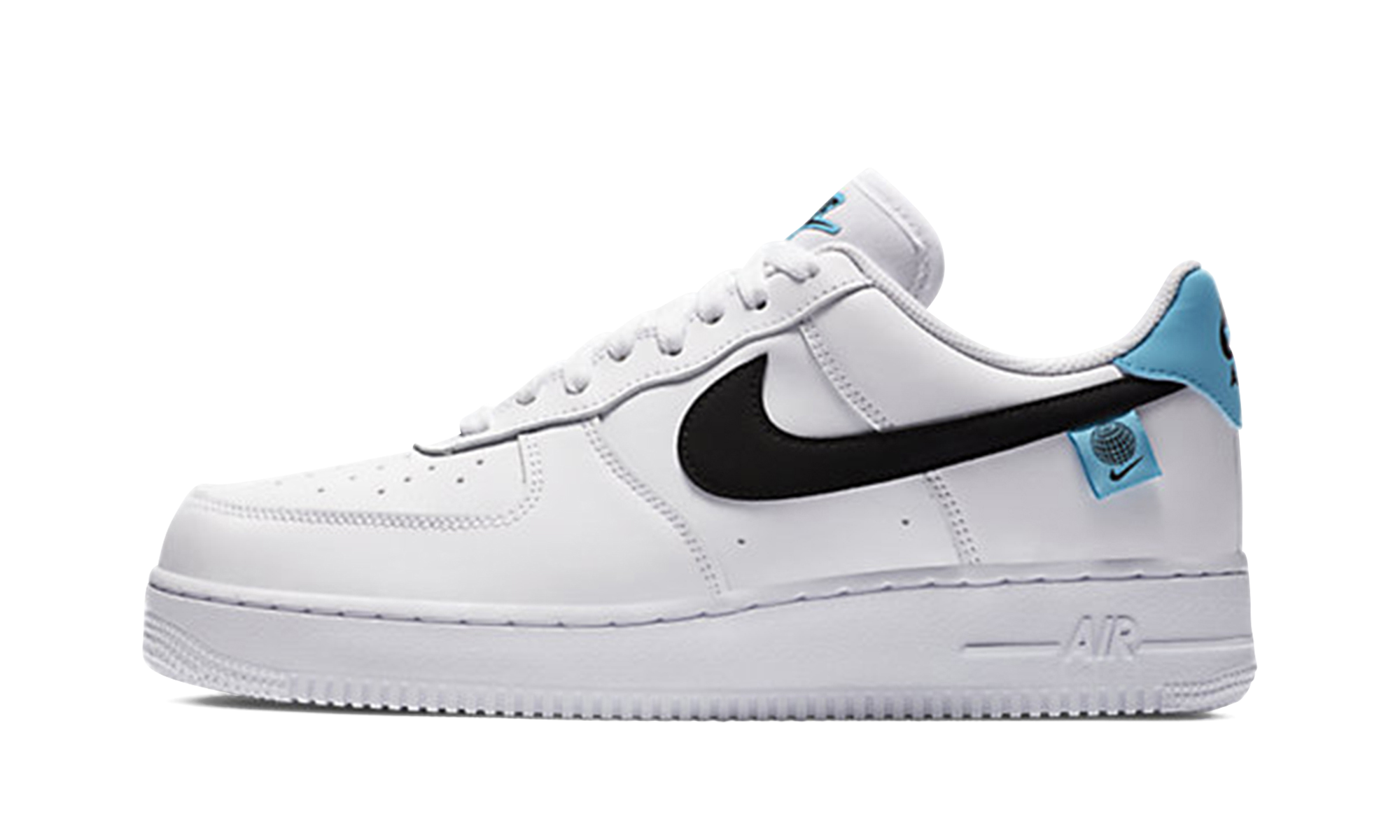 Nike Air Force 1 Low Worldwide White Blue Fury Black