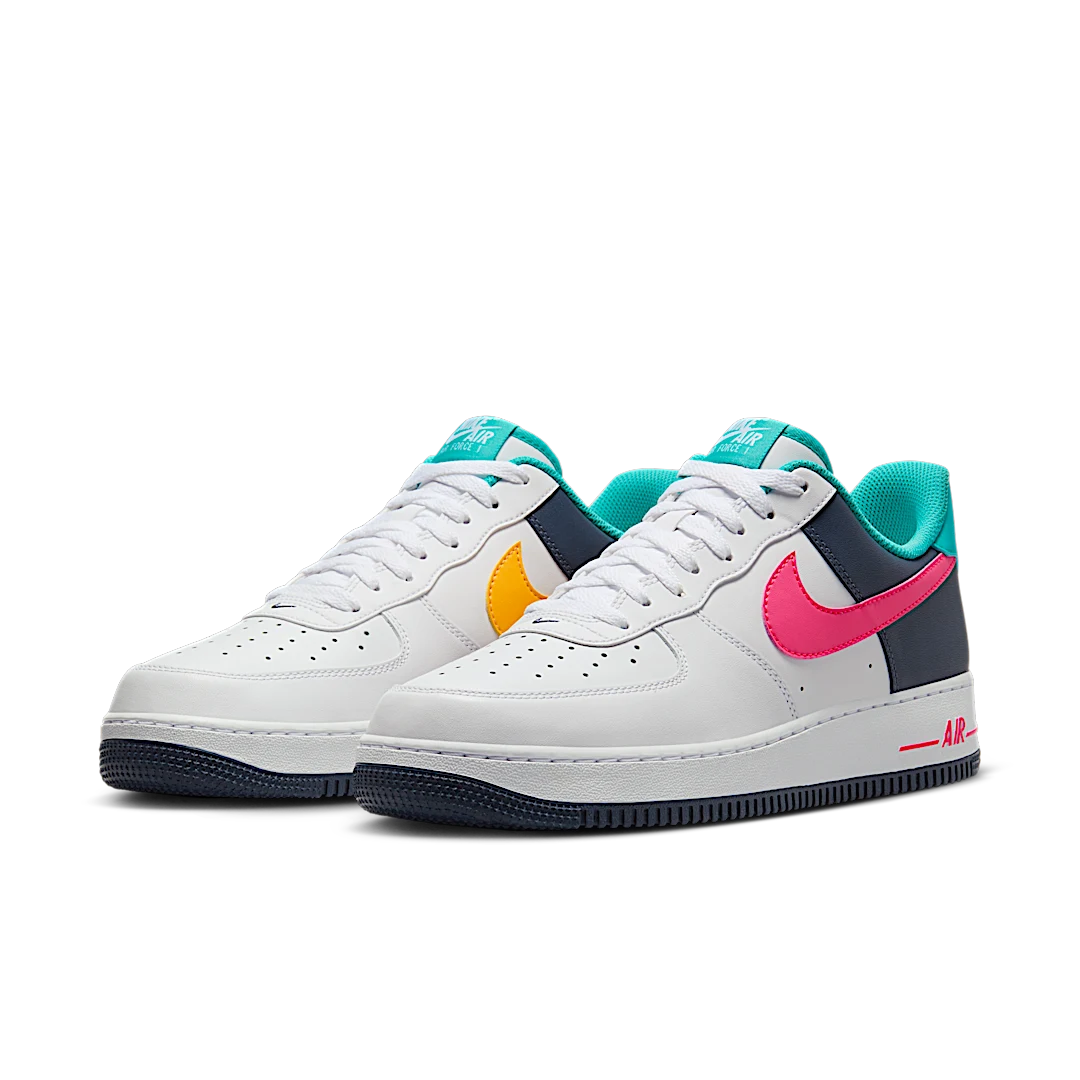 Nike Air Force 1 Low '07 90's Neon, Neon Blue/Teal/Green/Gold (HF4849-100)