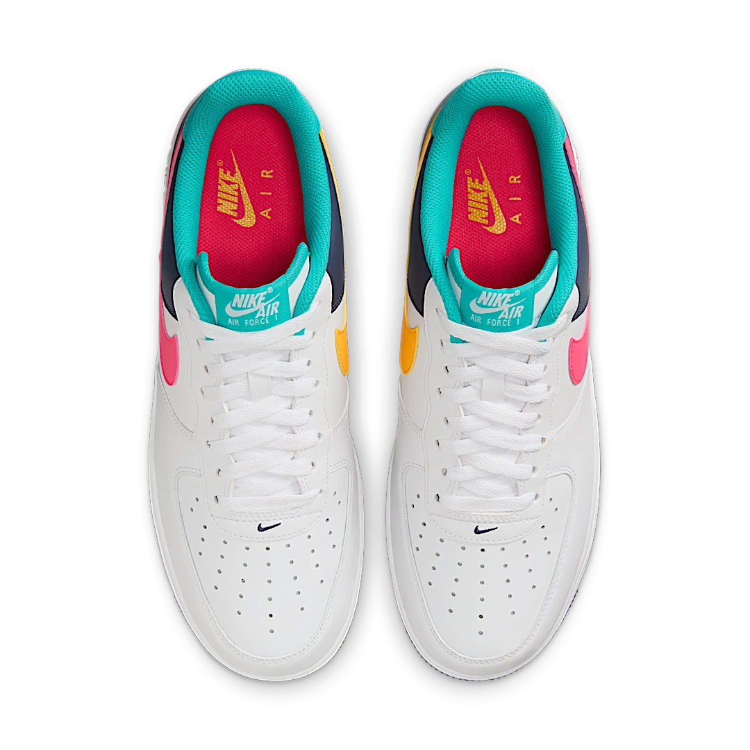 Nike Air Force 1 Low '07 90's Neon, Neon Blue/Teal/Green/Gold (HF4849-100)