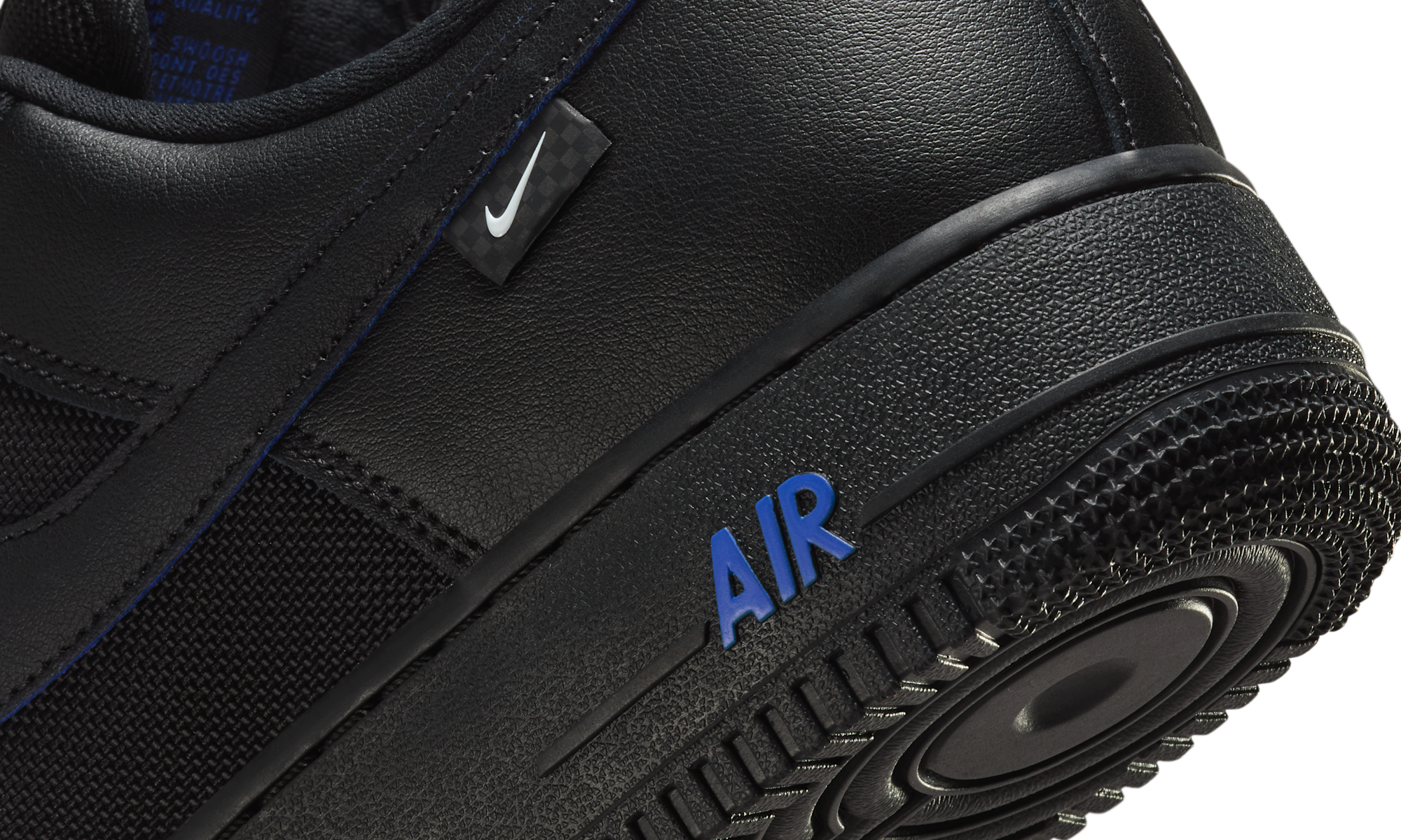 Nike Air Force 1 Low '07 Black Astronomy Blue