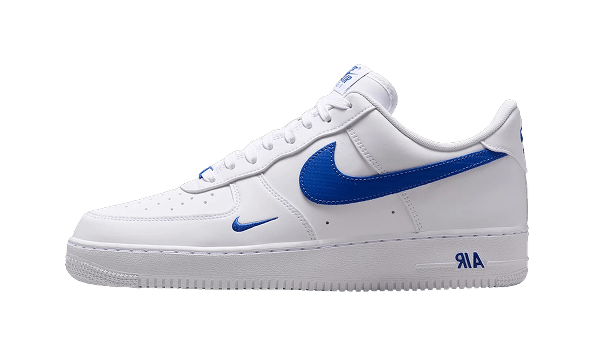 Nike Air Force 1 Low '07 Carbon Fiber Swoosh White Game Royal