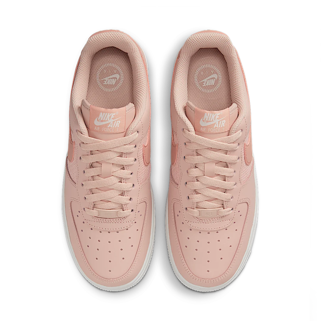 Nike Air Force 1 Low '07 ESS Cross Stitch Pink Oxford, Pink Oxford/Summit White/Rose Whisper (DJ9945-600)