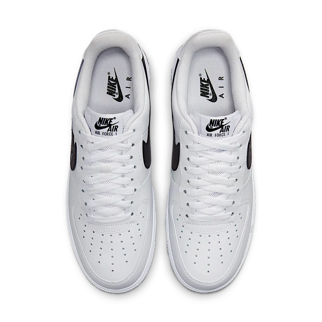 Nike Air Force 1 Low '07 FM Cut Out Swoosh White Black, White/Black (DR0143-101)