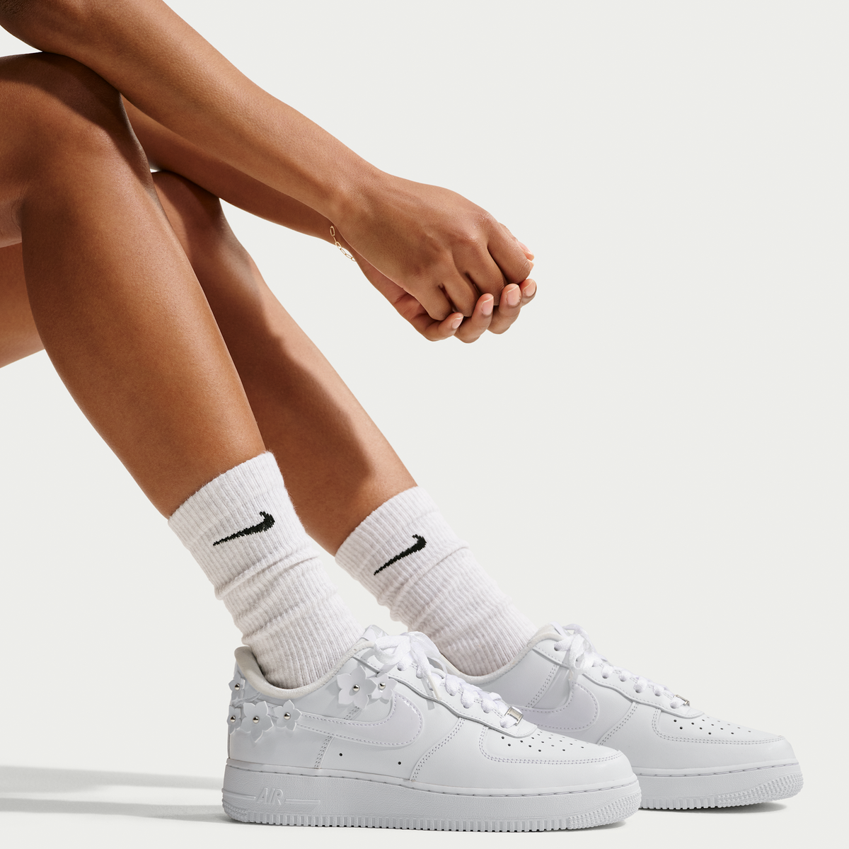 Nike Air Force 1 Low '07 Florette White Wolf Grey