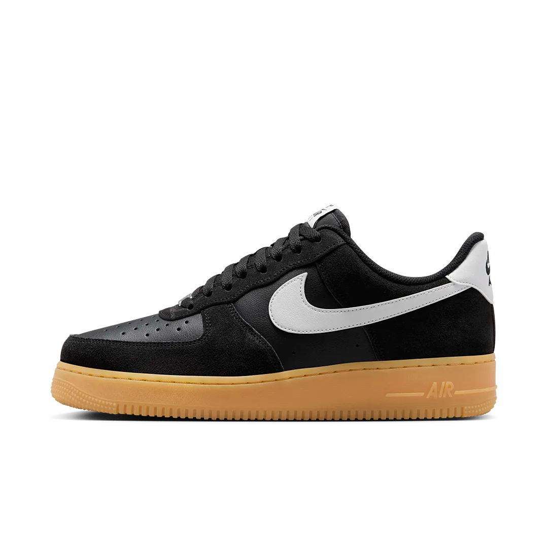 Nike Air Force 1 Low '07 LV8 Black Summit White Gum, Black/Summit White/Gum Light Brown (FQ8714-004)