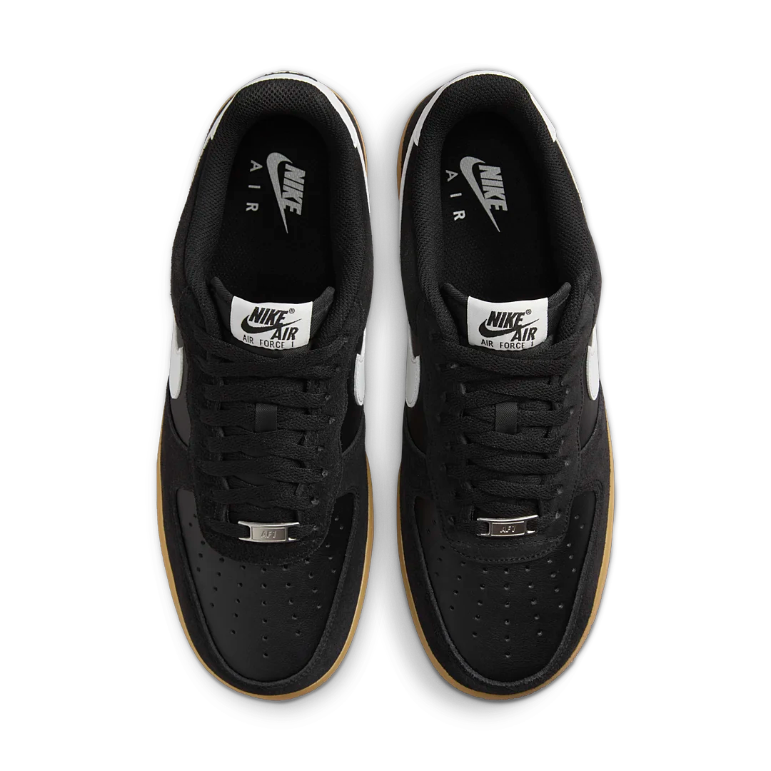 Nike Air Force 1 Low '07 LV8 Black Summit White Gum, Black/Summit White/Gum Light Brown (FQ8714-004)