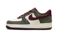 Nike Air Force 1 Low '07 LV8 Cargo Khaki Pale Ivory Dark Team Red