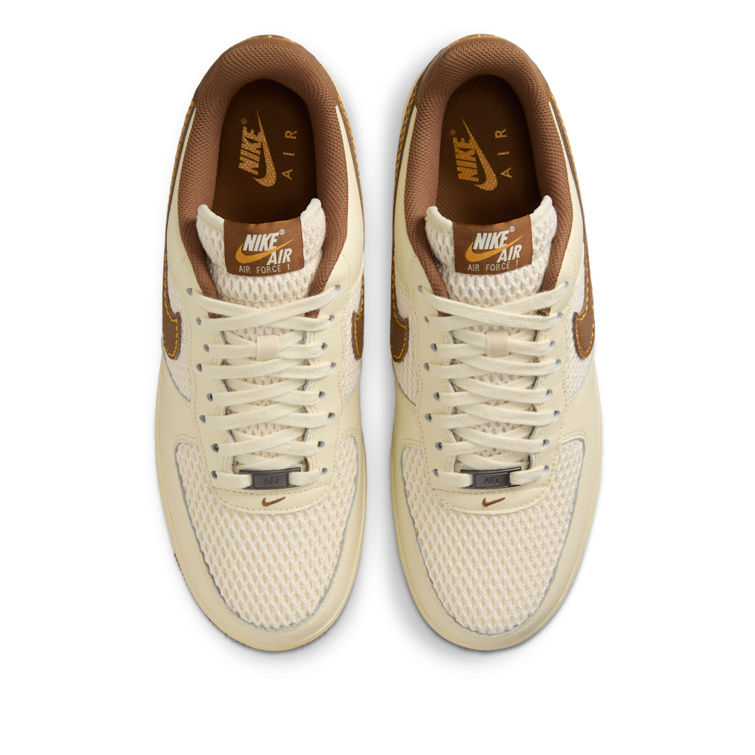 Nike Air Force 1 Low '07 LV8 Coconut Milk Canyon Gold Light British Tan, Coconut Milk/Canyon Gold/Light British Tan (IB7719-113)