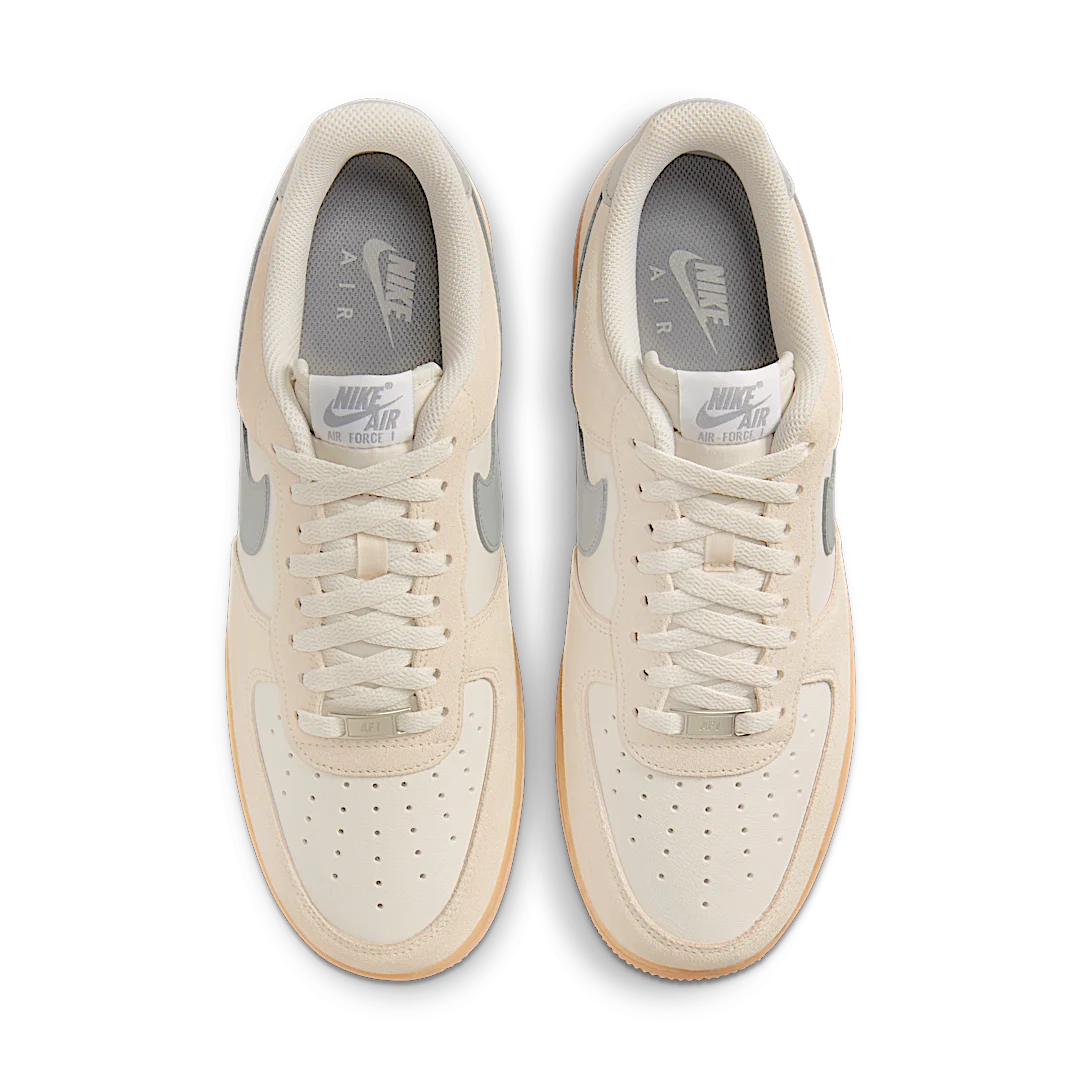 Nike Air Force 1 Low '07 LV8 Phantom Light Smoke Gum, Phantom/Gum Yellow/Summit White/Light Smoke Grey (FQ8714-002)