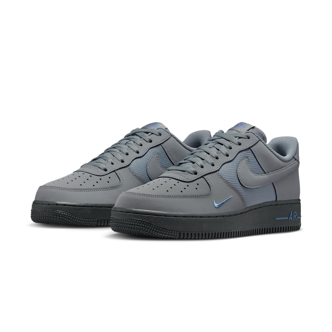 Nike Air Force 1 Low '07 LV8 Smoke Grey Anthracite Diffused Blue, Smoke Grey/Anthracite/Metallic Silver/Diffused Blue (IM6002-084)