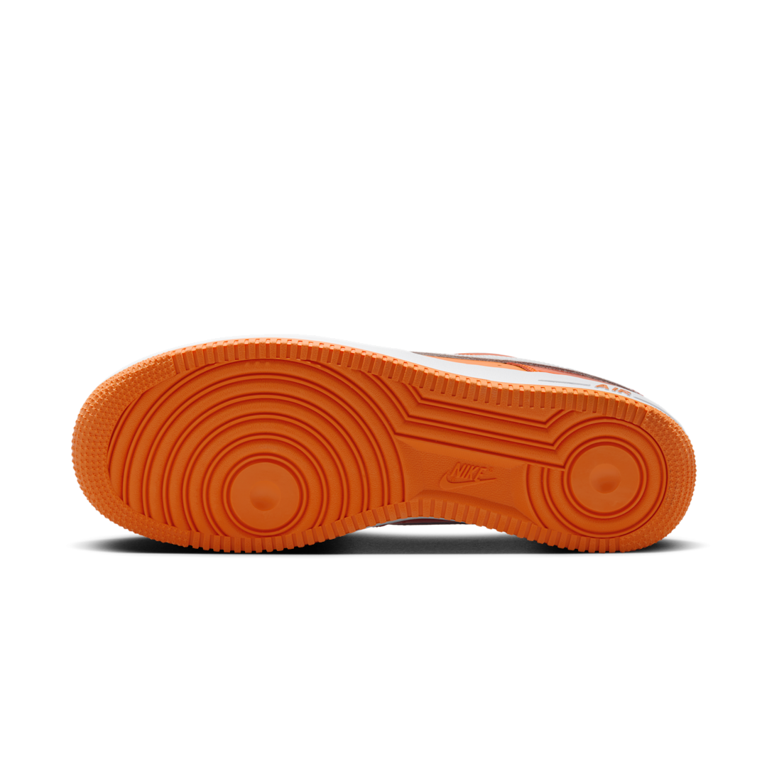 Nike Air Force 1 Low '07 Orange White Patent - Sneak