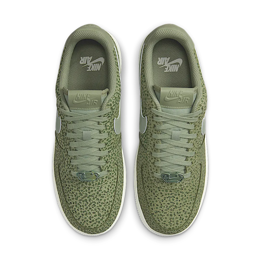 Nike Air Force 1 Low '07 PRM Safari Oil Green, Sail/Honeydew-Oil Green-Treeline (FV6519-200)