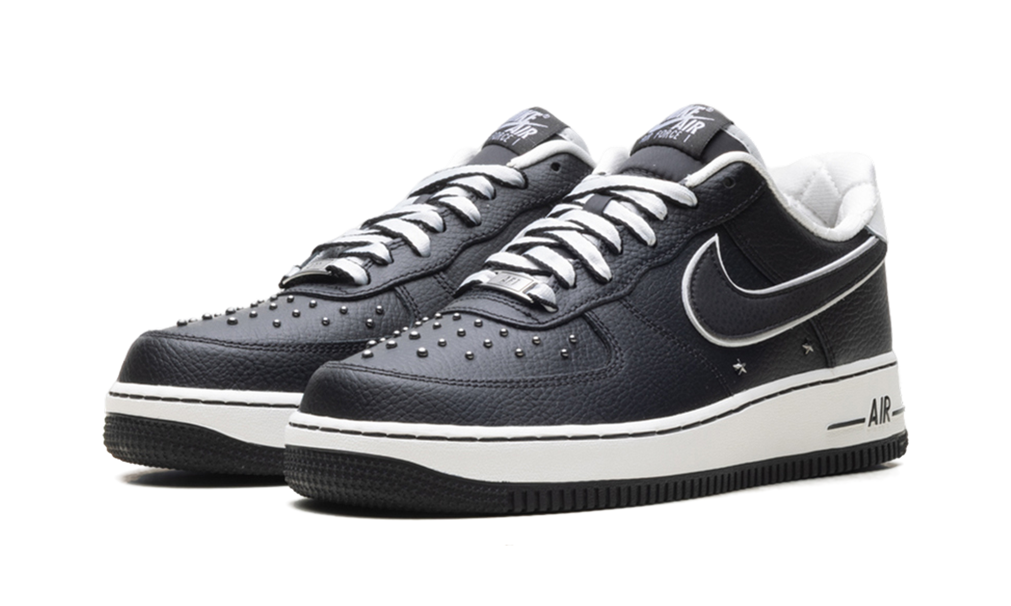 Nike Air Force 1 Low '07 Premium Black White Metallic Dark Grey