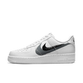 Nike Air Force 1 Low '07 Spray Paint Swoosh White Black Grey