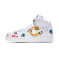 Nike Air Force 1 Mid Supreme NBA White