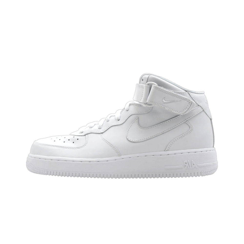 Nike Air Force 1 Mid Triple White, White/White-White (DD9625-100)