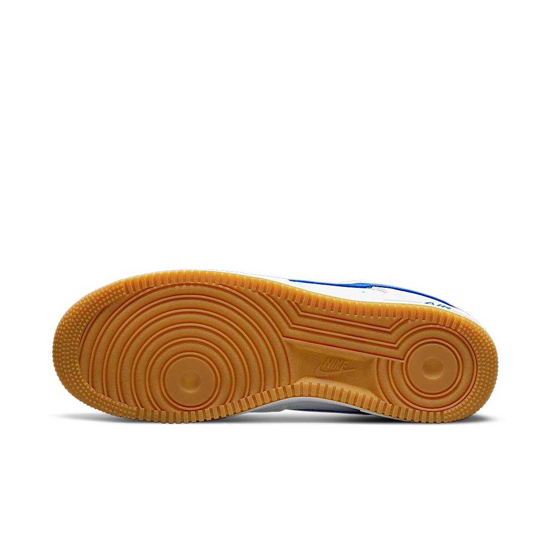 Nike Air Force 1 '07 Low Color of the Month Varsity Royal Gum, White/Varsity Royal/Gum Yellow (DJ3911-101)