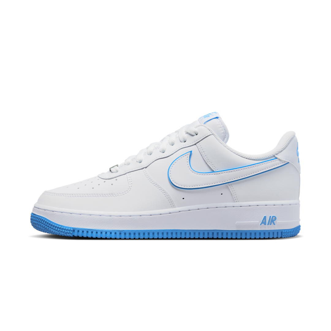 Nike Air Force 1 '07 Low White University Blue Sole