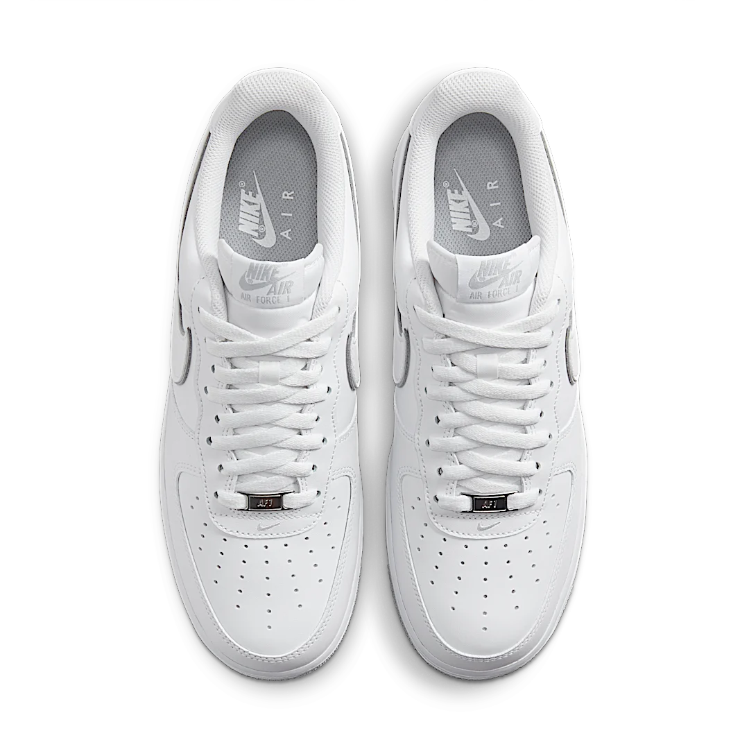 Nike Air Force 1 '07 Low White Wolf Grey Sole, White/White/Wolf Grey (DV0788-100)