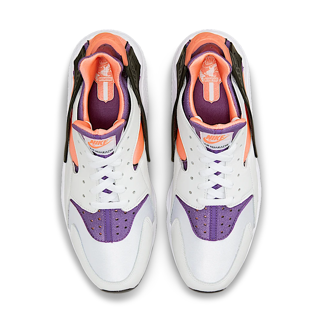 Nike Air Huarache Bright Mango, Bright Mango/White/Purple-Black (DD1068-101)