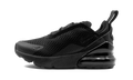 Nike Air Max 270 Triple Black (PS)