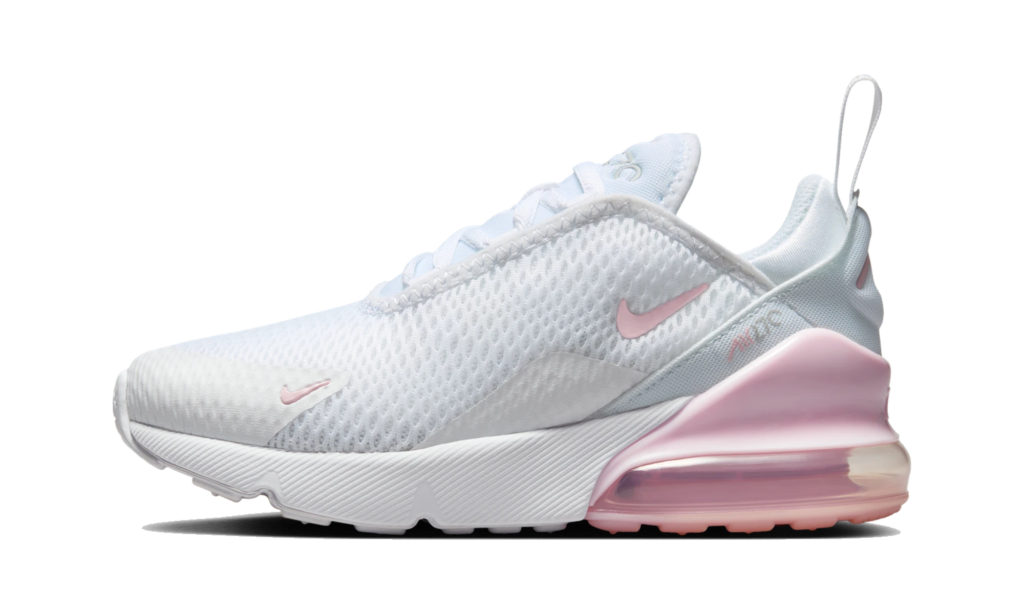 Nike Air Max 270 White Light Smoke Grey Pink Foam (PS)