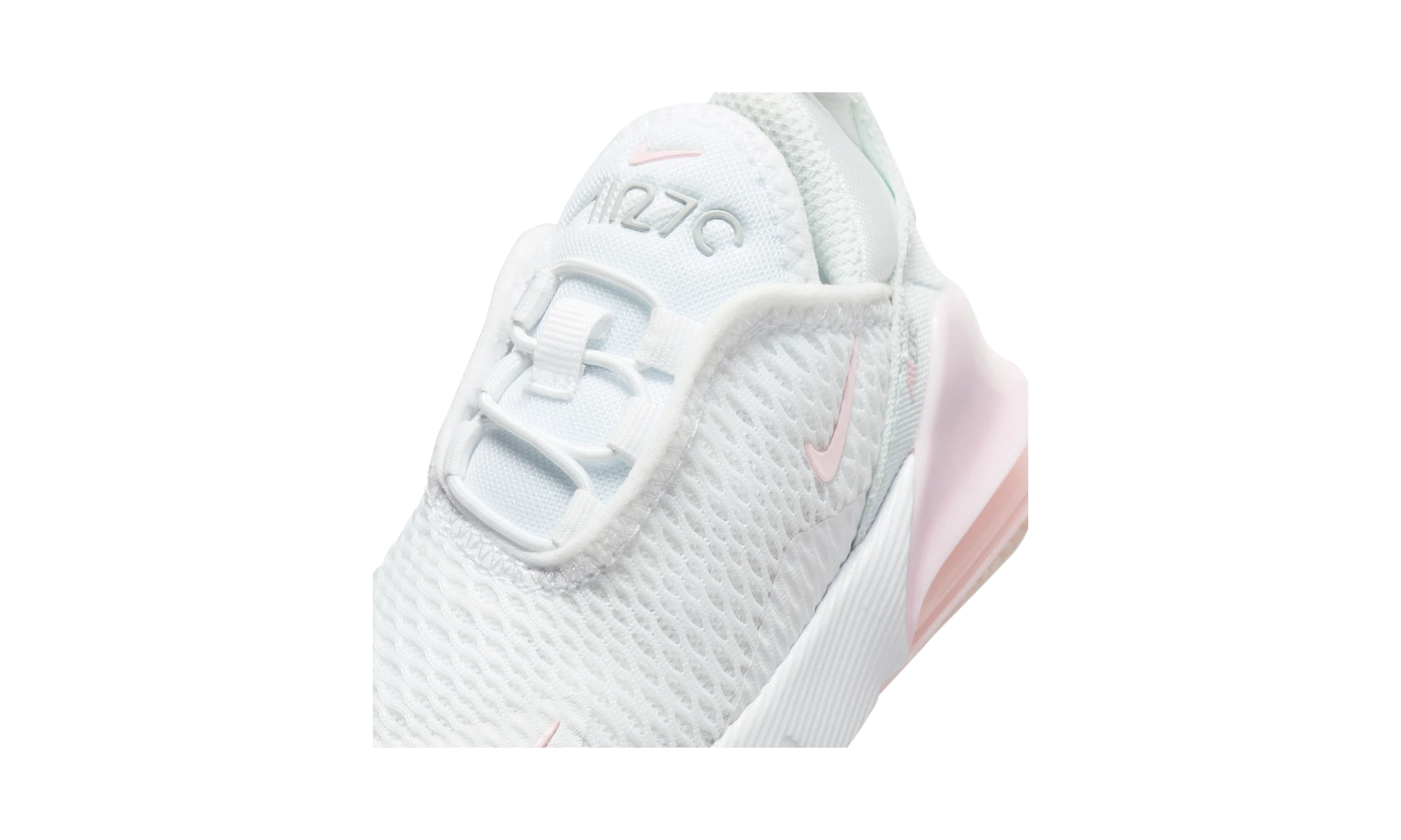 Nike Air Max 270 White Light Smoke Grey Pink Foam (TD)