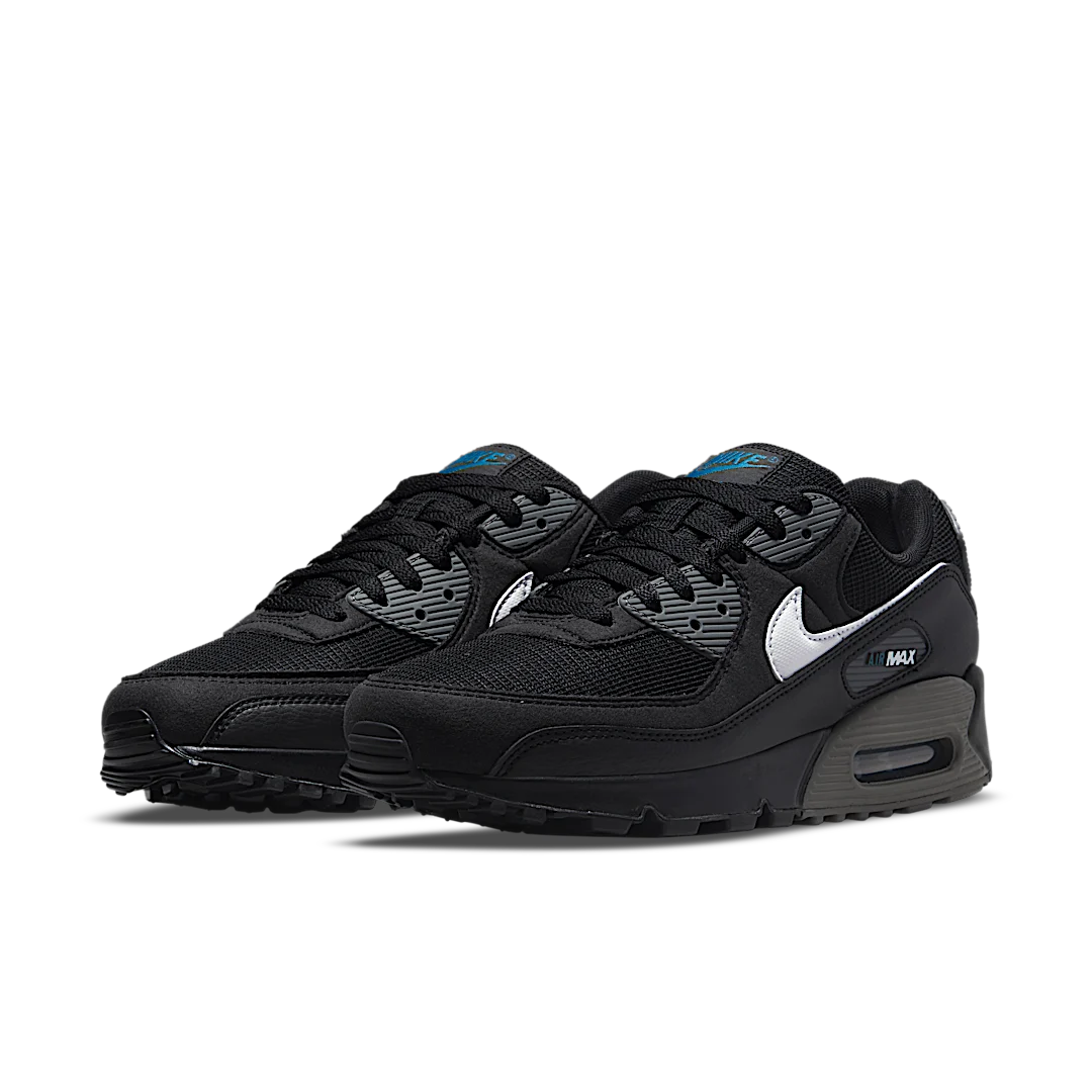 Nike Air Max 90 Black Marina Iron Grey White, Black/Marina/Iron Grey/White (DR0145-002)