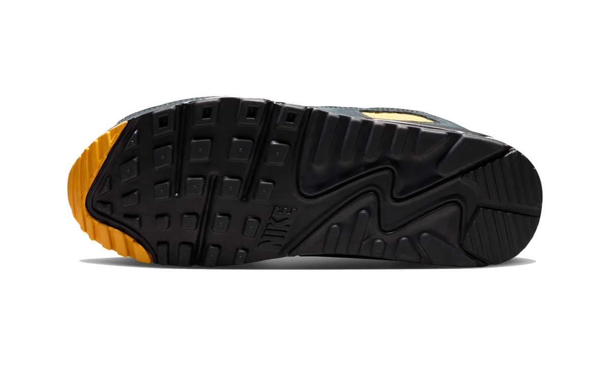 Nike Air Max 90 Black Yellow Ochre Plaid