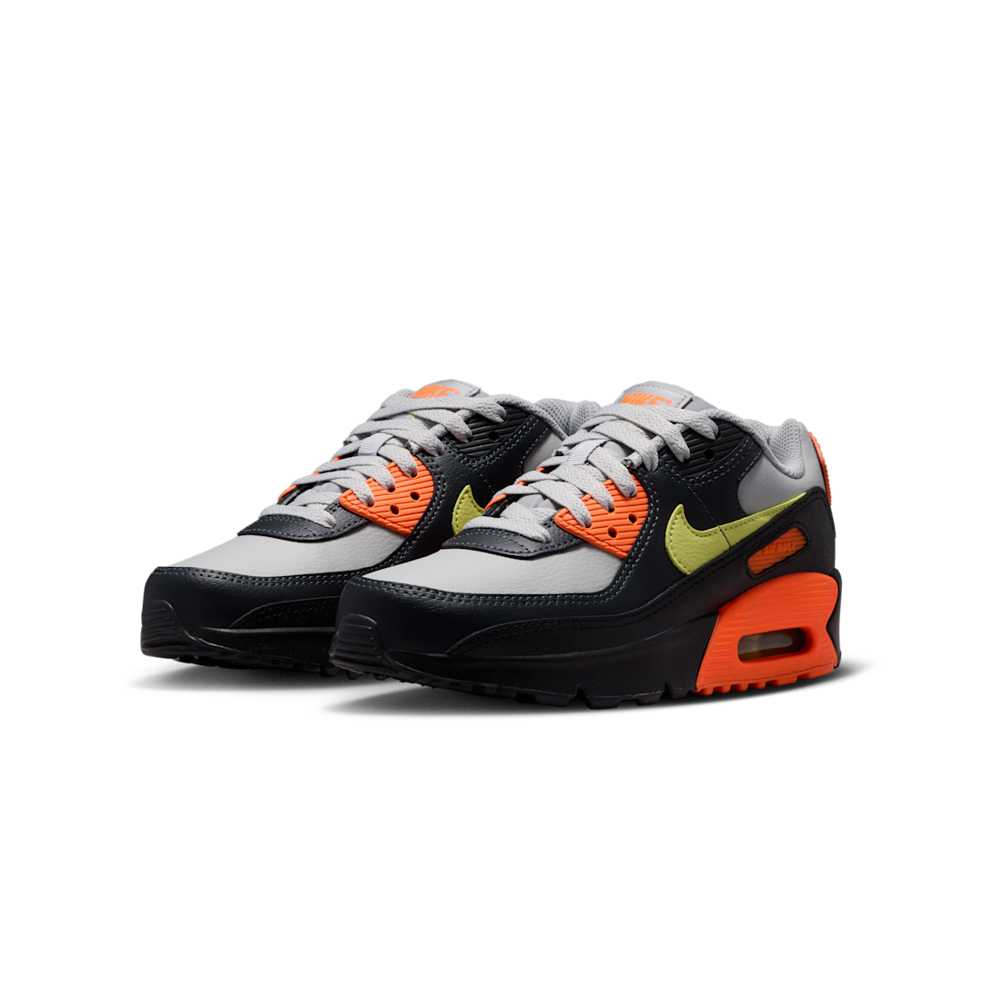 Nike Air Max 90 LTR Light Smoke Grey Hyper Crimson, Light Smoke Grey/Hyper Crimson/Black/Limelight (CD6864-033)