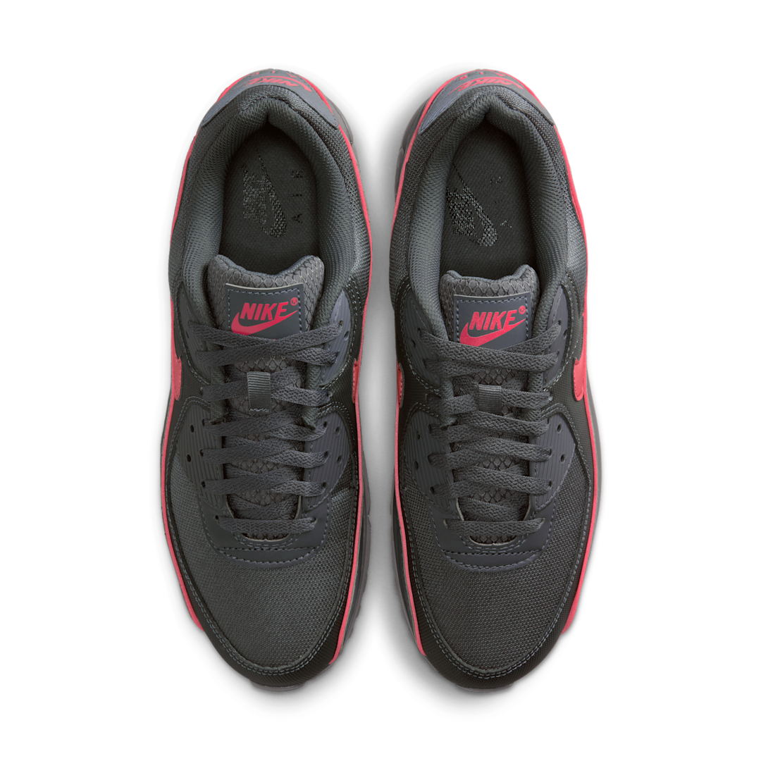 Nike Air Max 90 Premium Iron Grey University Red, Iron Grey/University Red/Black (HV4517-001)