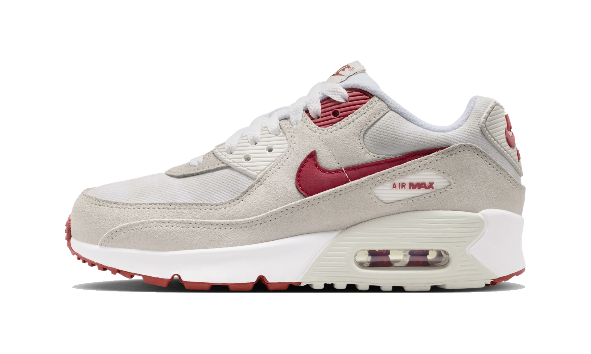 Nike Air Max 90 SE White Light Bone Crimson