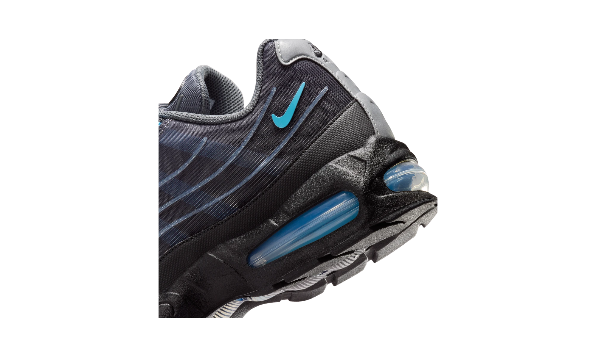 Nike Air Max 95 Big Bubble Tech Black University Blue