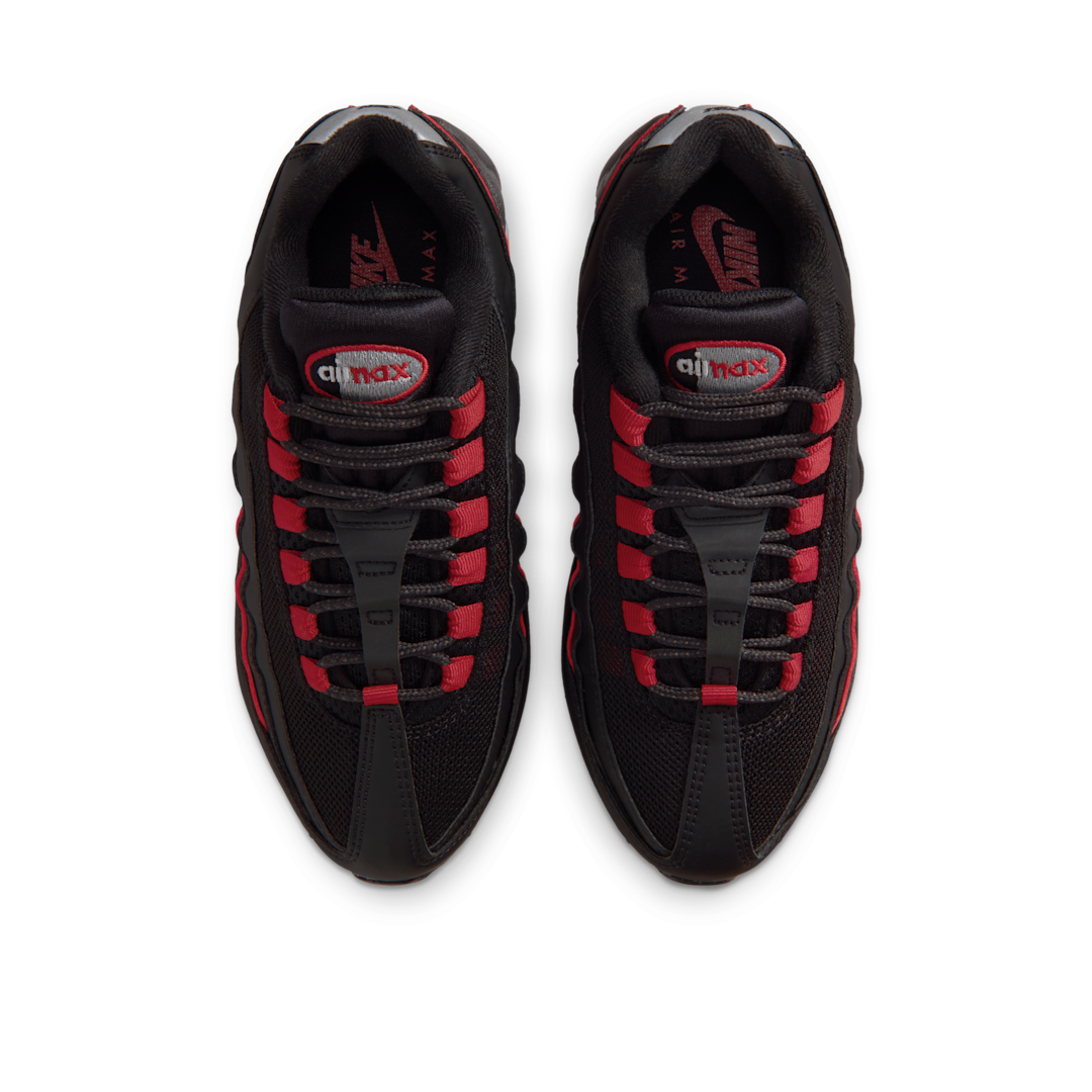 Nike Air Max 95 Black Team Crimson - Sneak