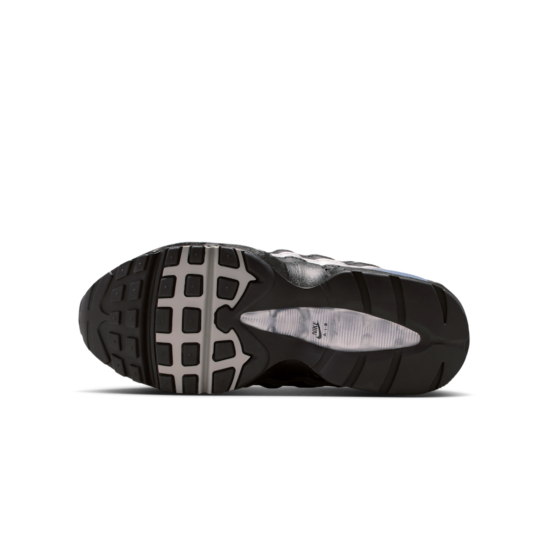 Nike Air Max 95 Black White Metallic Silver, Black/Black/White/Metallic Silver (II4130-013)