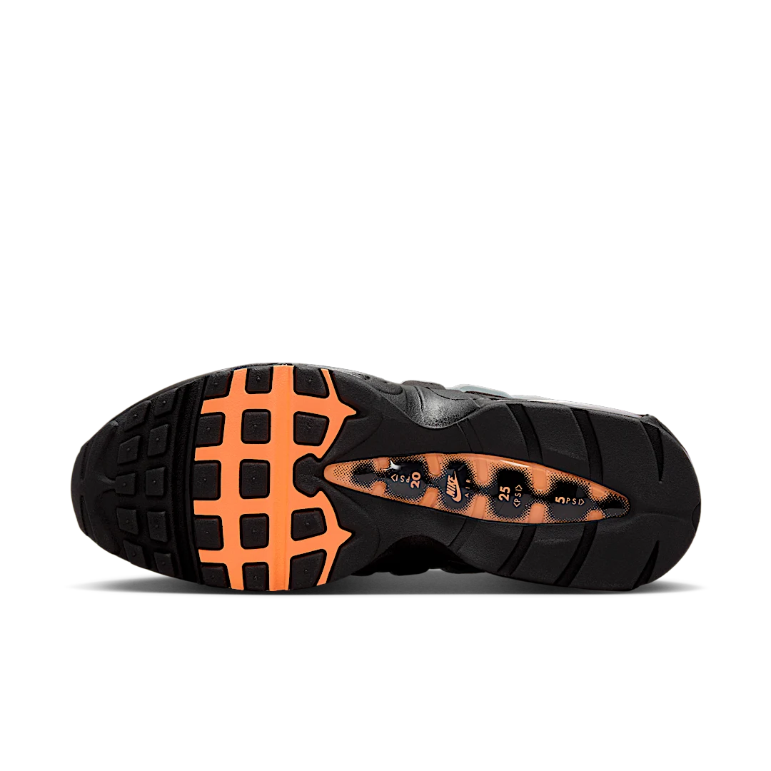 Nike Air Max 95 OG Big Bubble Bright Mandarin (2025), Black/Bright Mandarin (HM4740-005)