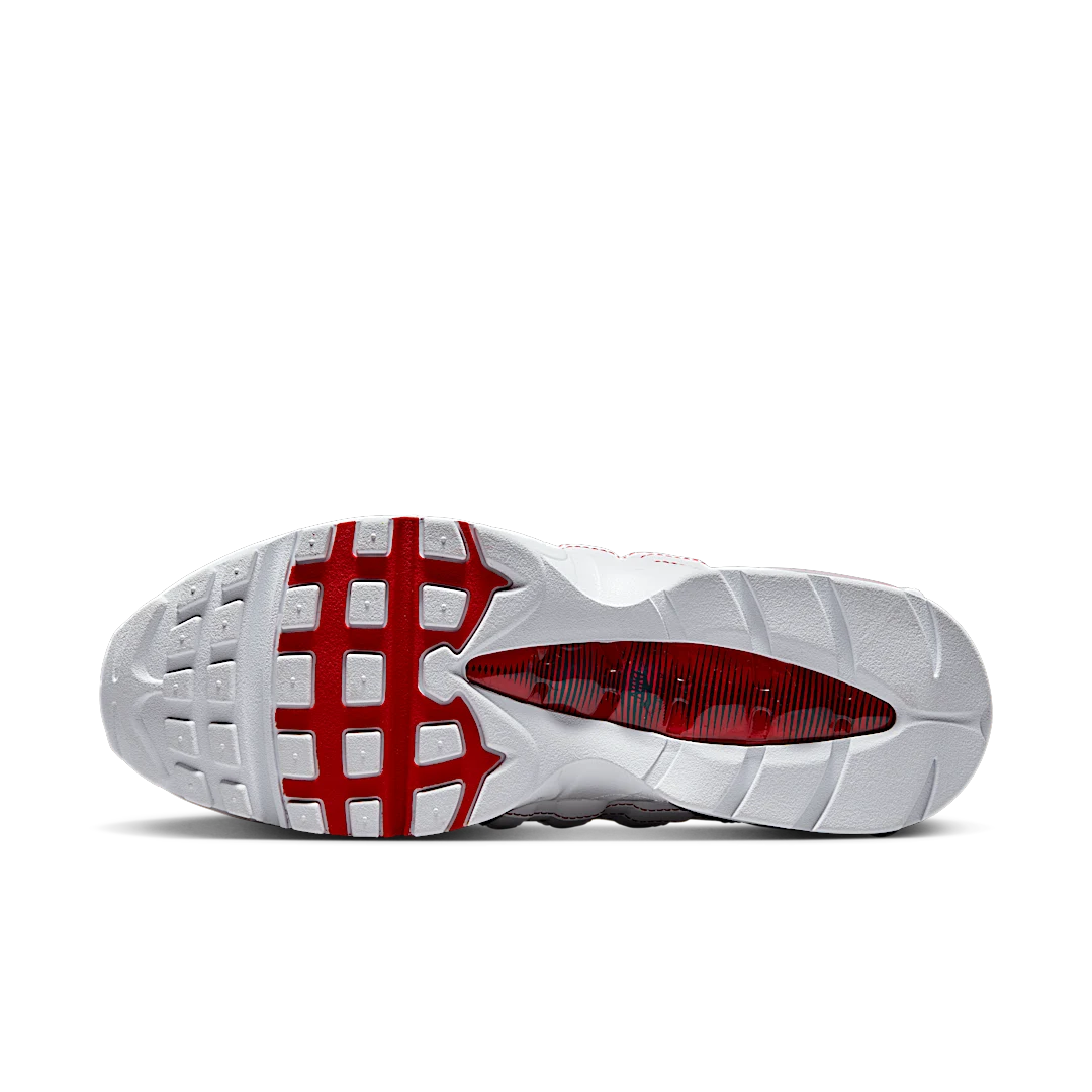 Nike Air Max 95 OG Big Bubble White University Red, White/University Red/Wolf Grey (IB7936-100)
